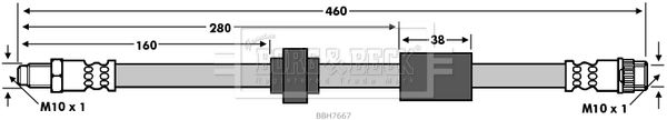 BORG & BECK Pidurivoolik BBH7667